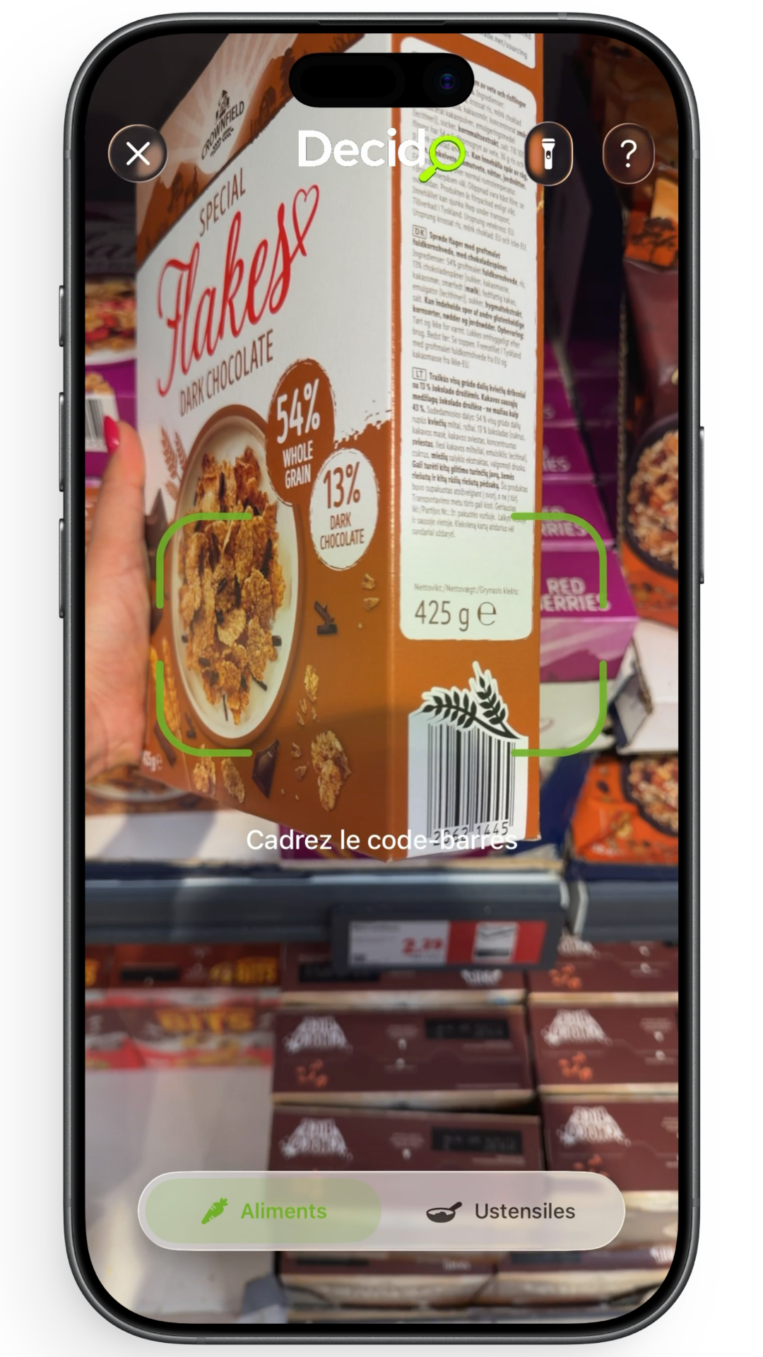 Aliments etape 1